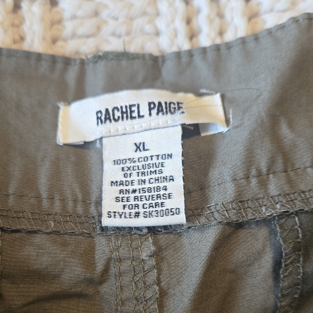 Women's Olive Cargo Joggers - Picture 6 of 9